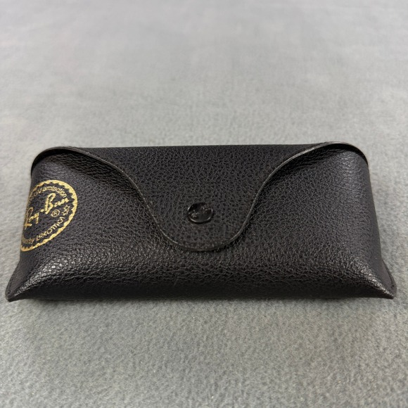 Ray-Ban Accessories - Ray-Ban Black Pebbled Leather Sunglasses Case Snap Closure Replacement Pouch
